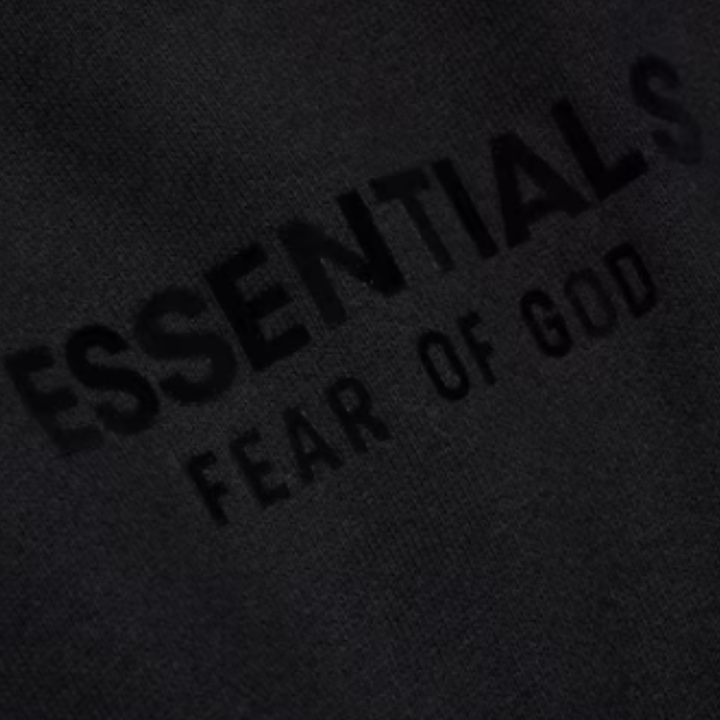 Essentials Hoodie Jet Black