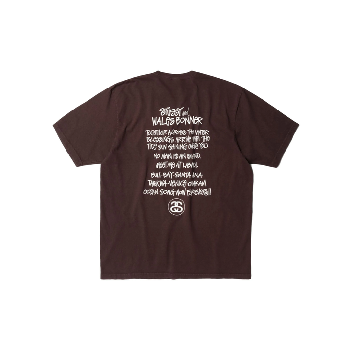 Stussy x Wales Bonner Ocean Song Tee Brown