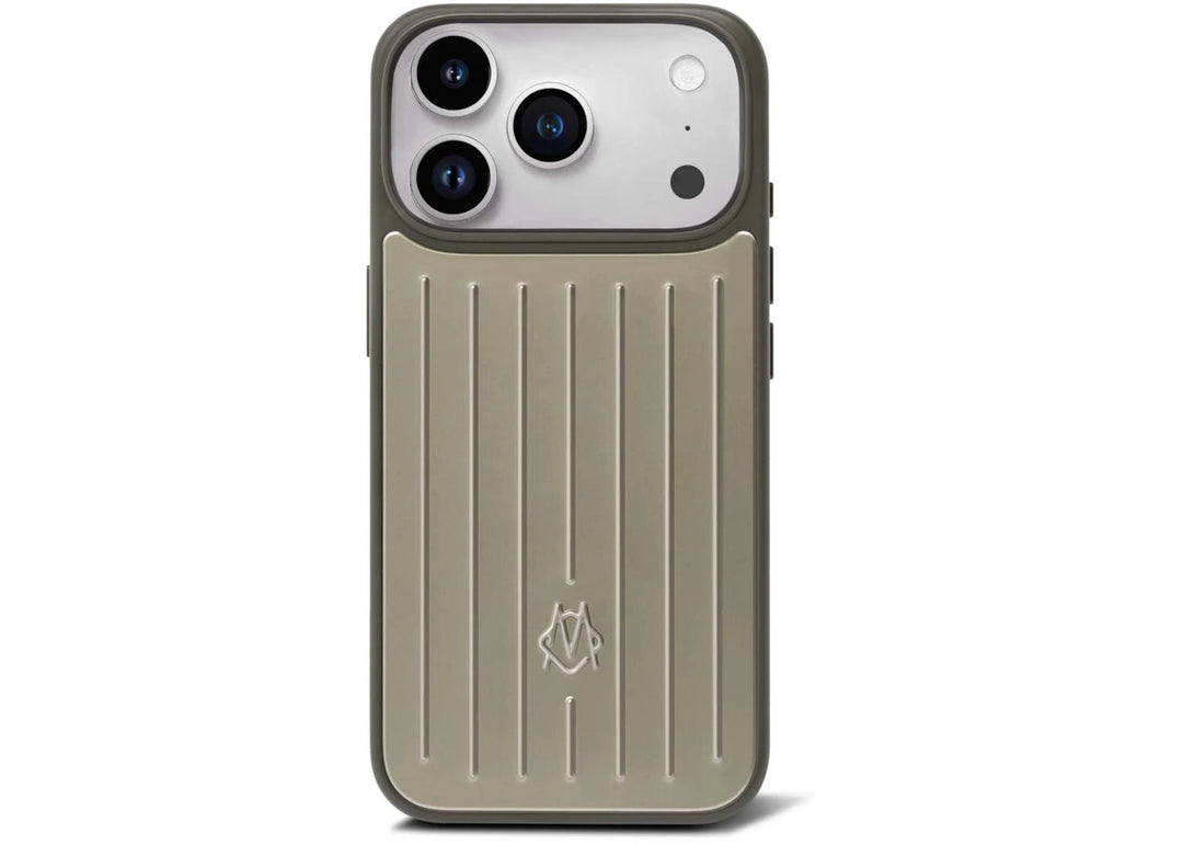 Rimowa Aluminum Case for iPhone 17 Pro Max Titanium - Srebrny - N-Hype