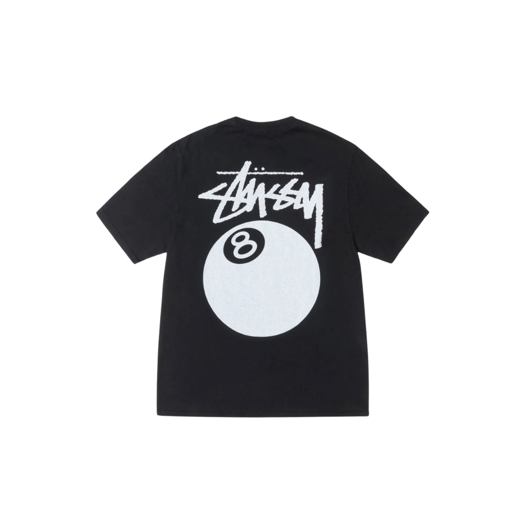 STÜSSY 8 Ball Tee Pigment Dyed Black