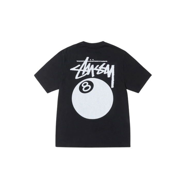 STÜSSY 8 Ball Tee Pigment Dyed Black