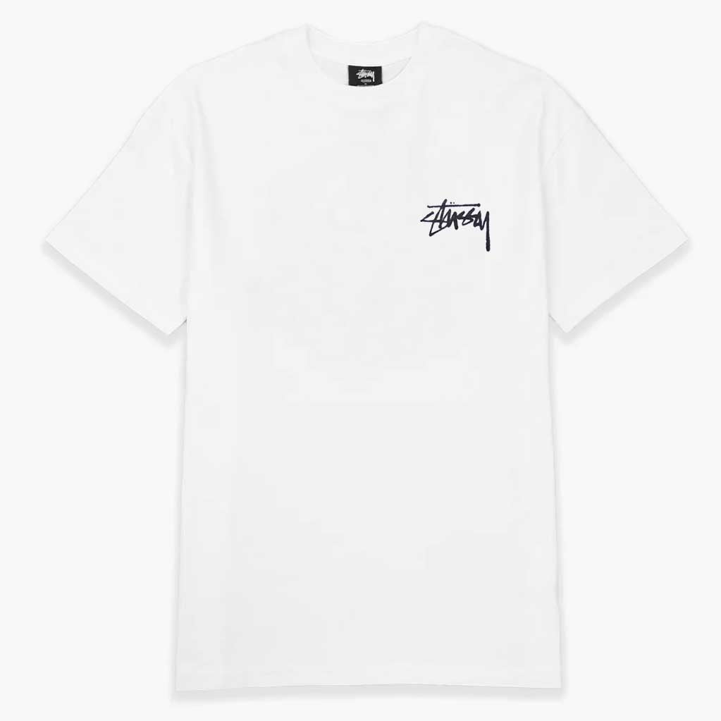 STUSSY ACE SS TEE WHITE