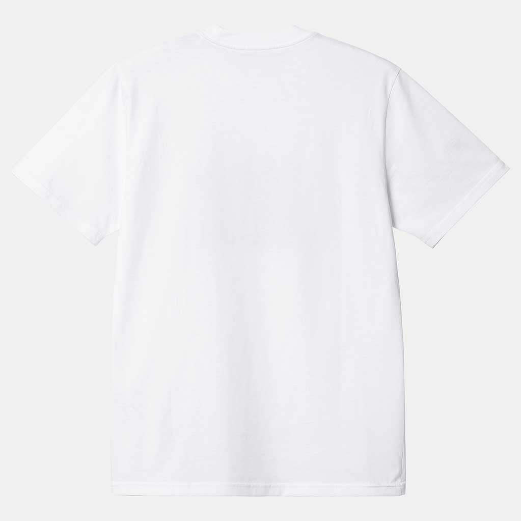 STUSSY BASIC LOGO SS TEE WHITE