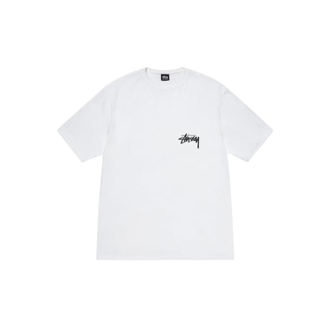 STÜSSY Chain-Link T-shirt White