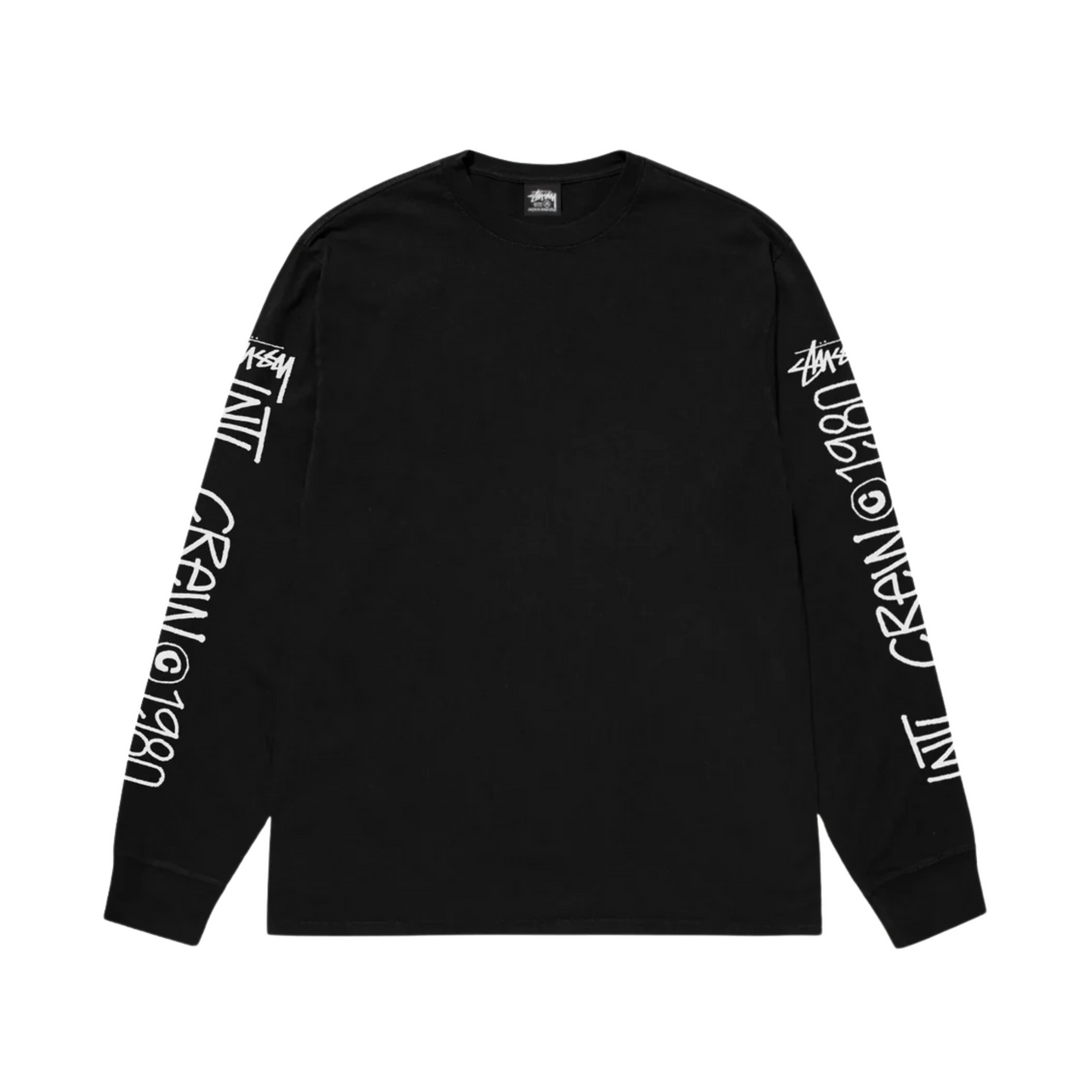 STÜSSY BASIC STÜSSY LS TEE PIGMENT DYED Black