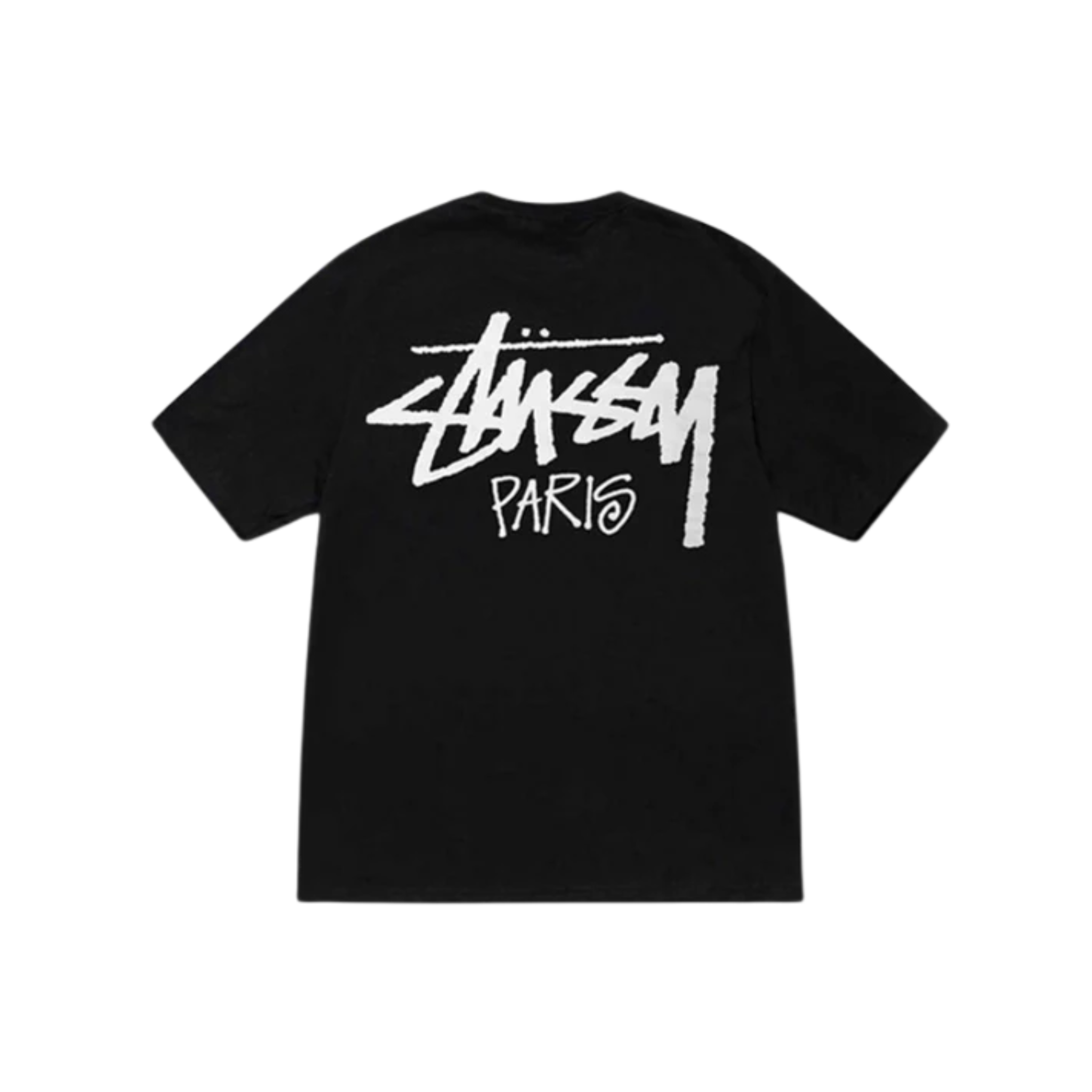 Stussy Stock Paris Tee Black