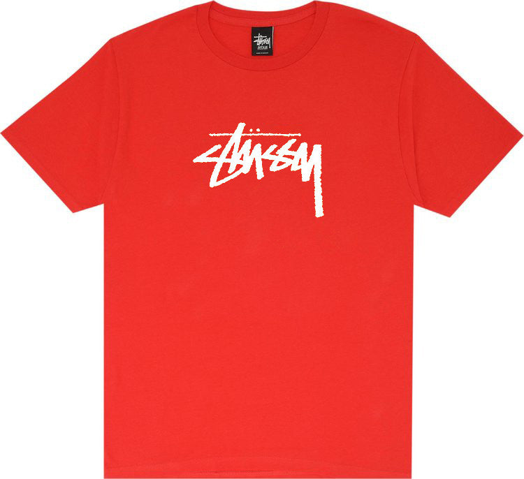 STUSSY Stock Tee RED