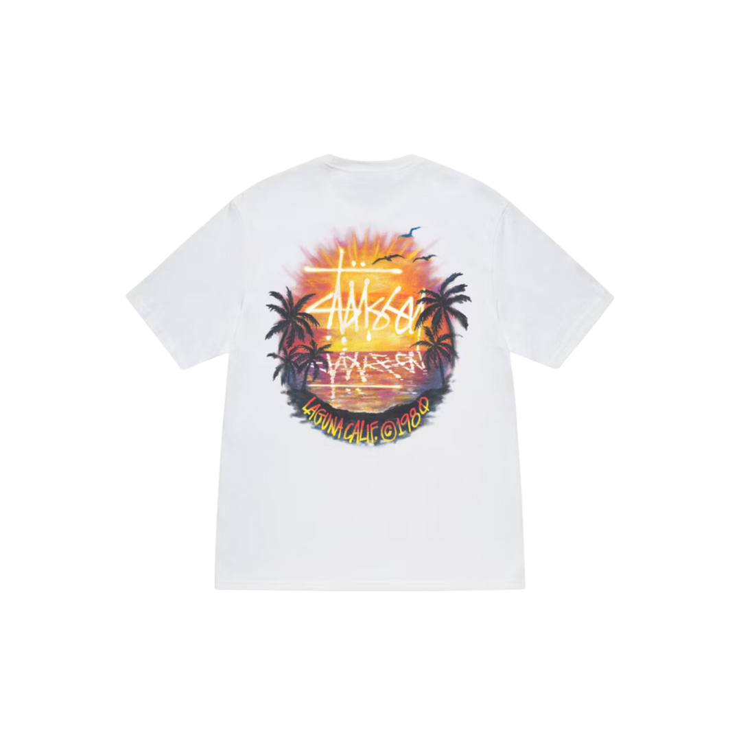 STÜSSY Sunset Tee White