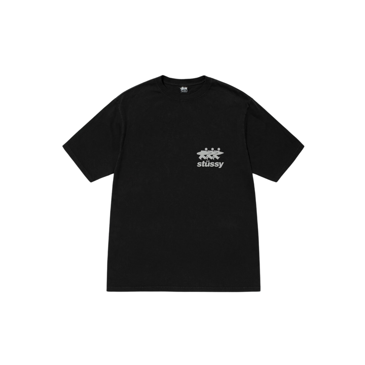 STÜSSY Surfwalk Tee Pigment Dyed Black