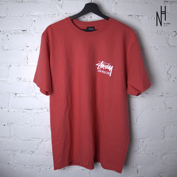 STUSSY Los Angeles Tee Red Tyl Lodz Polska NHype Showroom