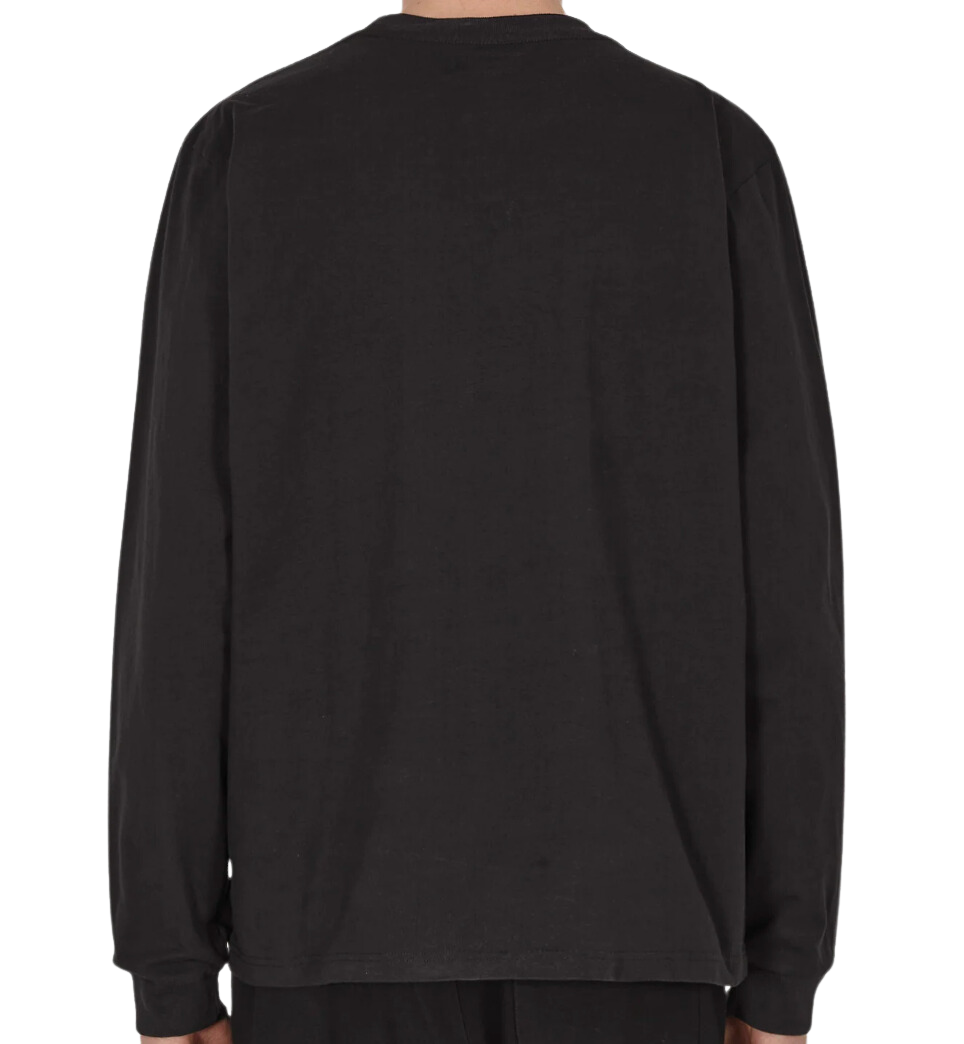 STUSSY Stock Logo LS Crew Black Showroom NHype lodz Polska 2