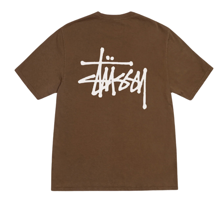 STÜSSY BASIC STÜSSY TEE PIGMENT DYED Brown Showroom NHype Lodz Polska 2