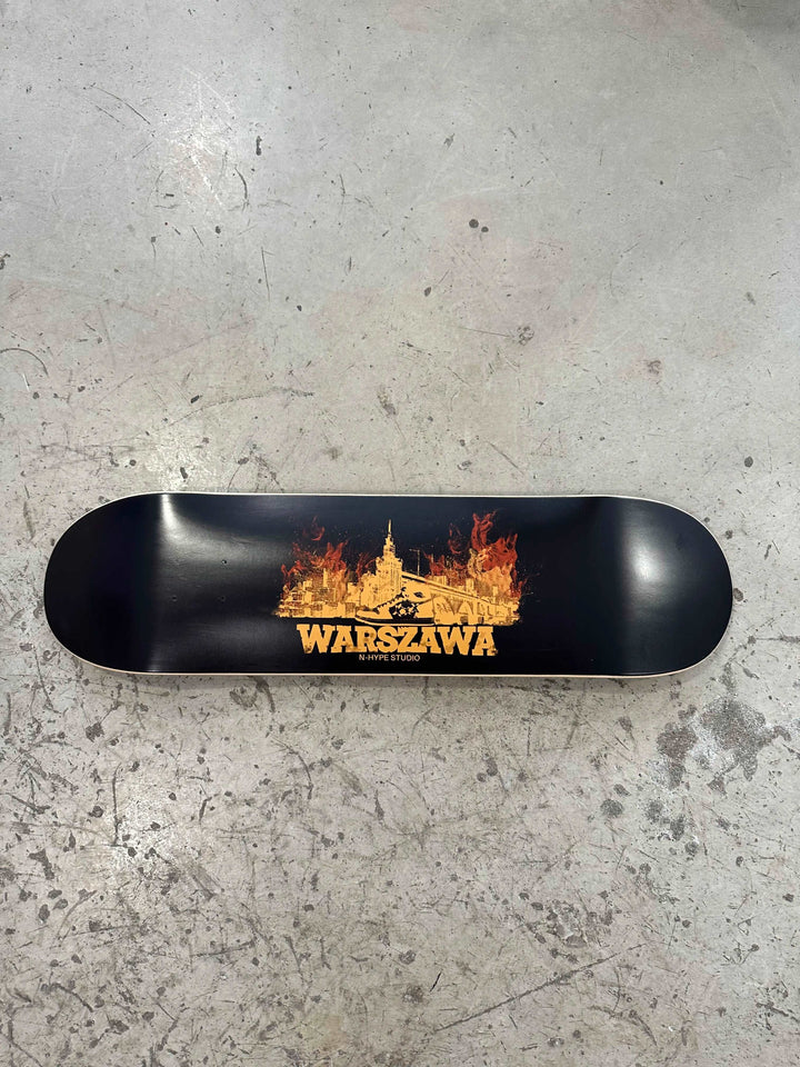 N-Hype Studio Skate Deck / Blat do deskorolki  Warszawa City Pack Orange Flame