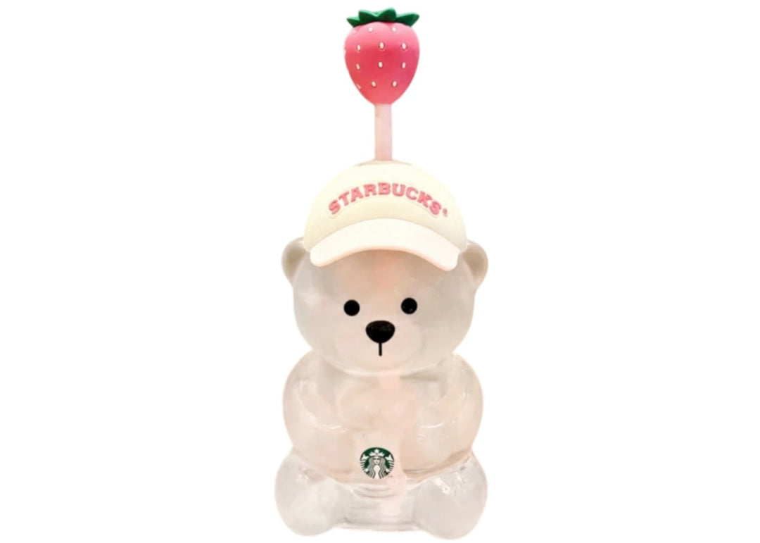 Starbucks Pink Bearista Glass Tumbler Cup - Róż - N-Hype