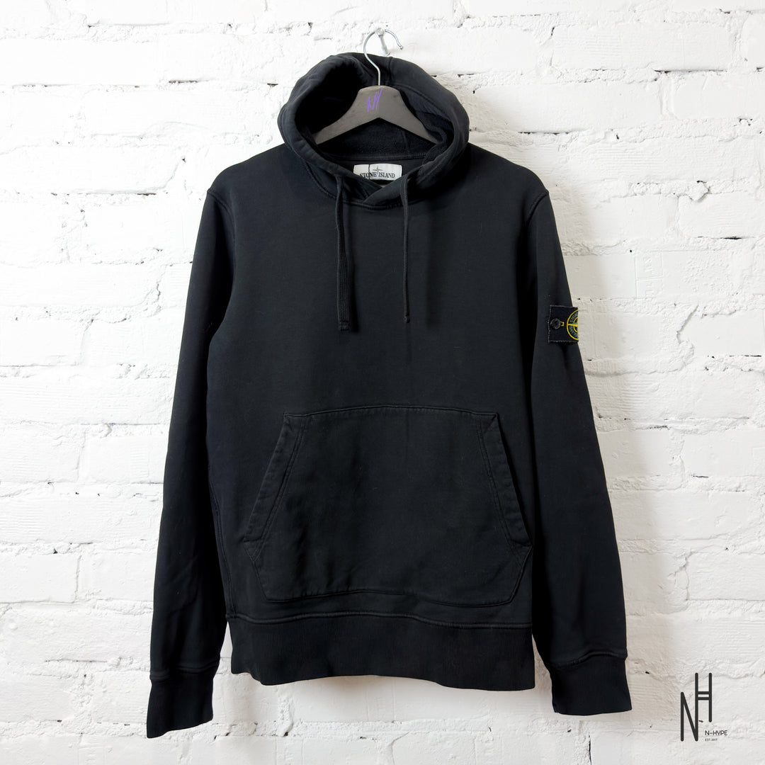 Stone Island Hoodie Black- bluza czarna- N-Hype 