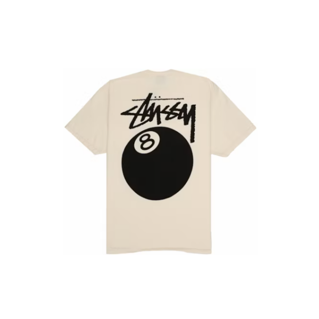 Stussy 8 Ball Pigment Dyed Tee Natural