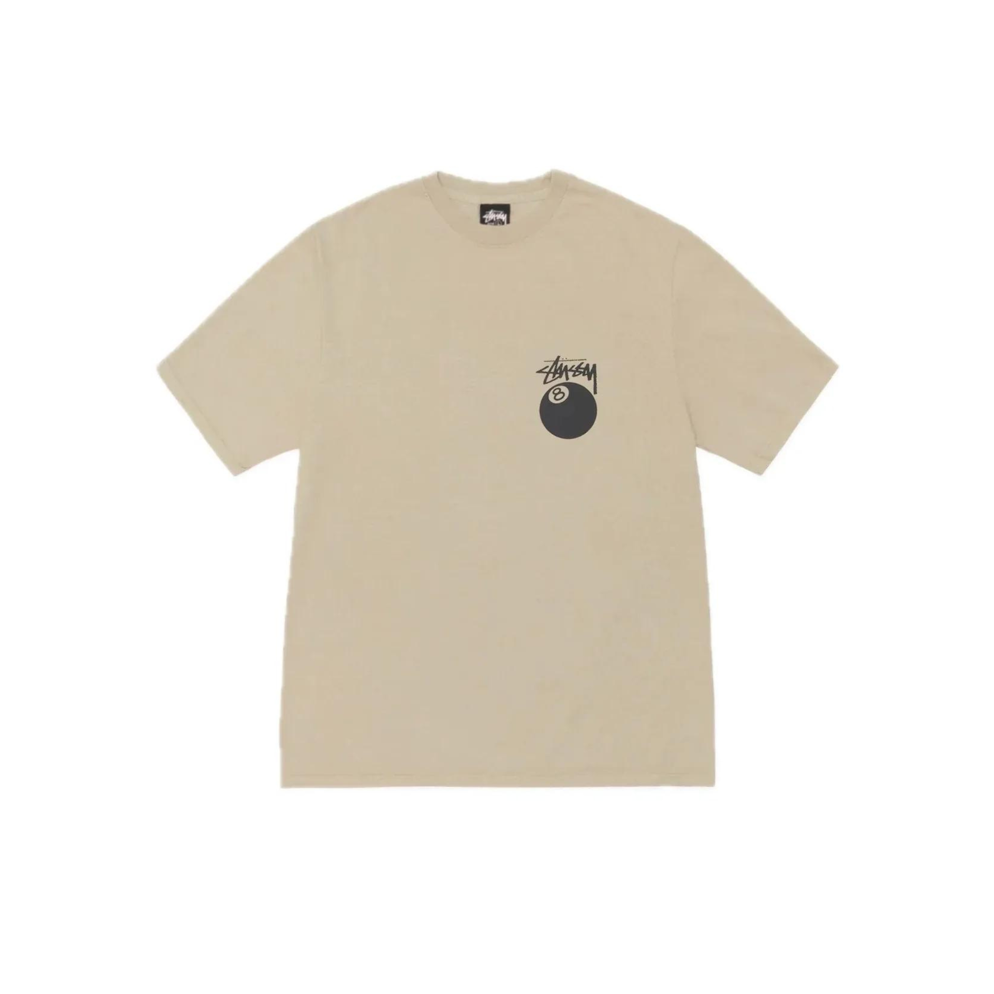 Stussy 8 Ball Pigment Dyed Tee Khaki