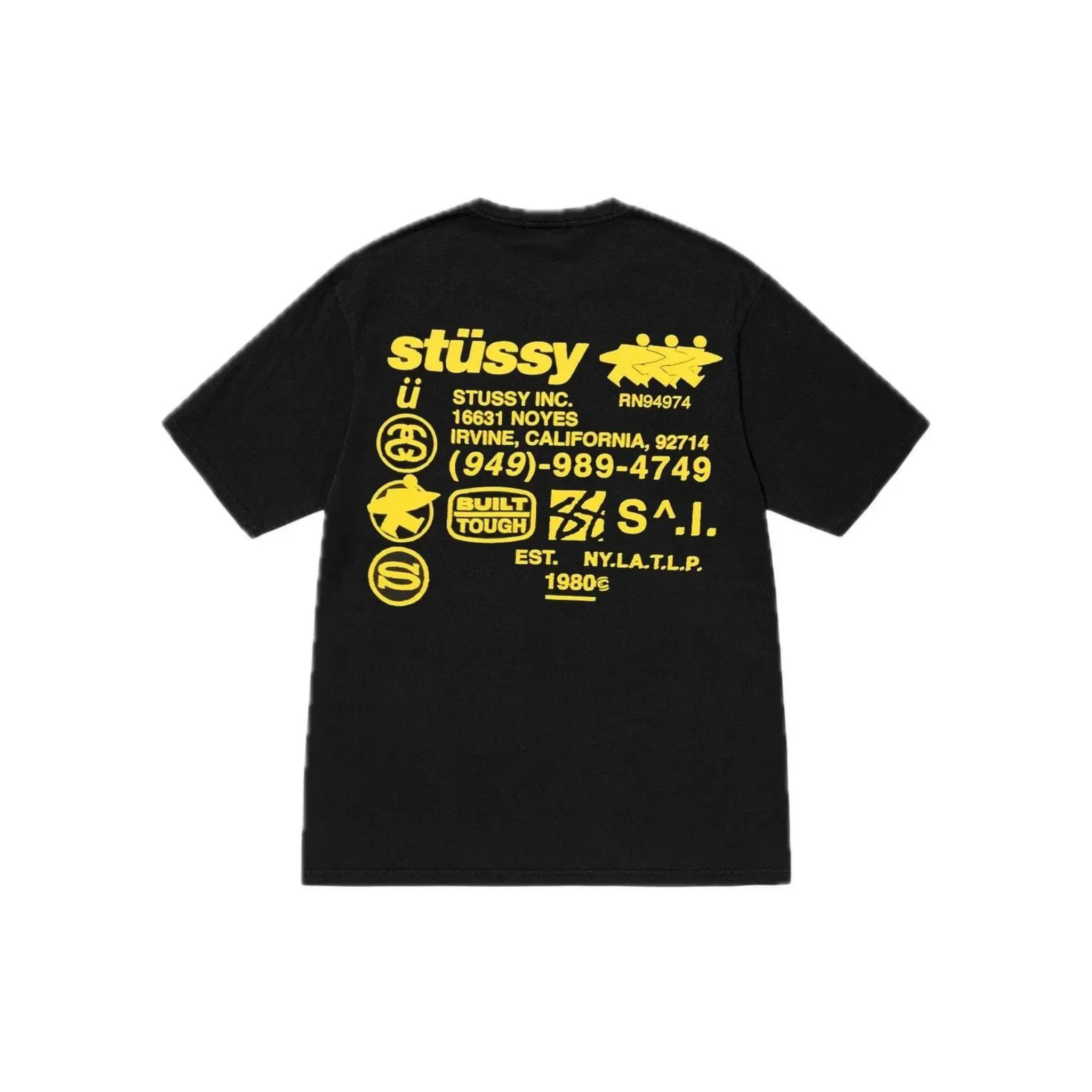 Stussy DNA Pigment Dyed Tee Black