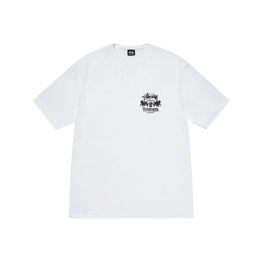Stussy Tough Gear International Tee White – Streetwear T Stussy Tough Gear International Tee White – Streetwear T