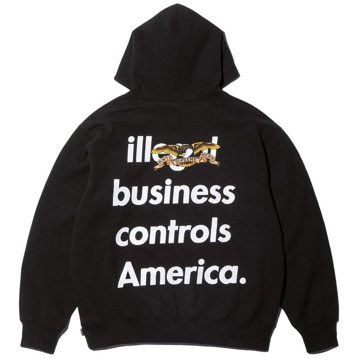 Supreme ANTIHERO Hooded Sweatshirt Black