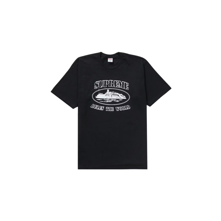 Supreme Corteiz Rules The World Tee Black