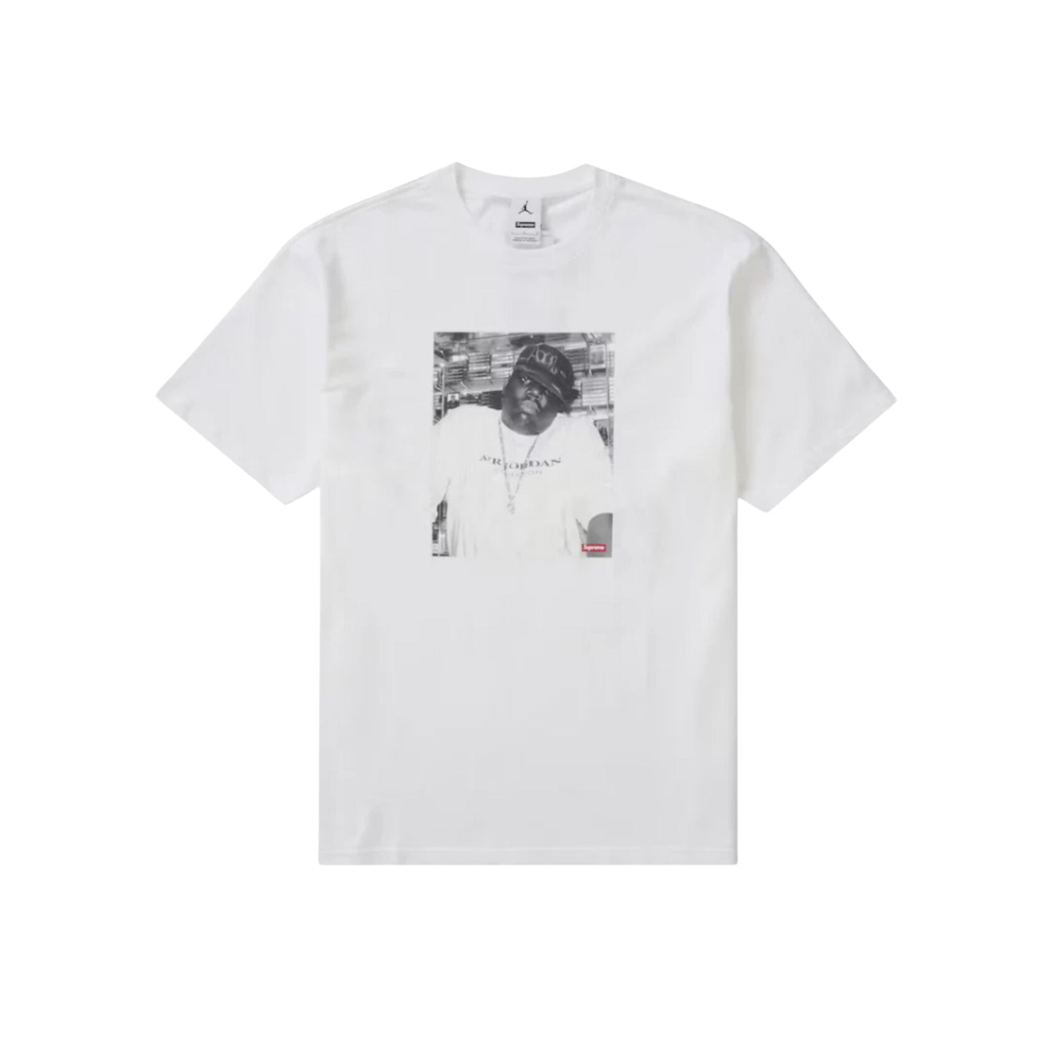 Supreme Jordan Biggie S/S Top White