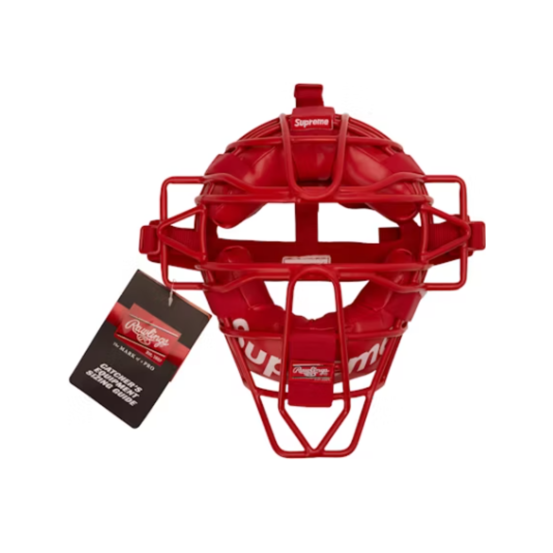 Supreme Rawlings Catcher's Mask Red | N-Hype Supreme Rawlings Catcher's Mask Red | N-Hype