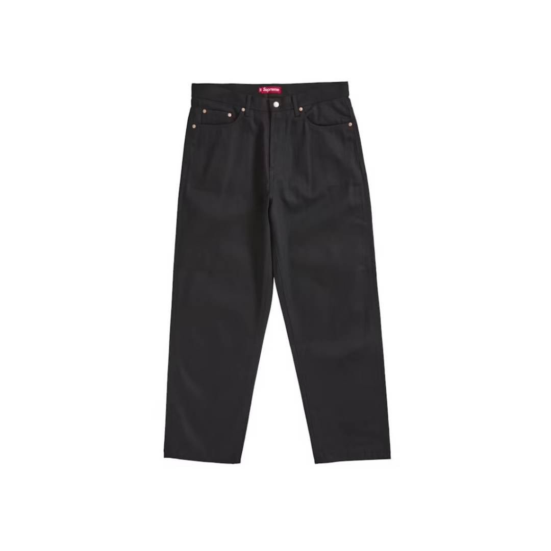 Supreme Rigid Baggy Selvedge Jean Rigid Black – Classic Denim Supreme Rigid Baggy Selvedge Jean Rigid Black – Classic Denim