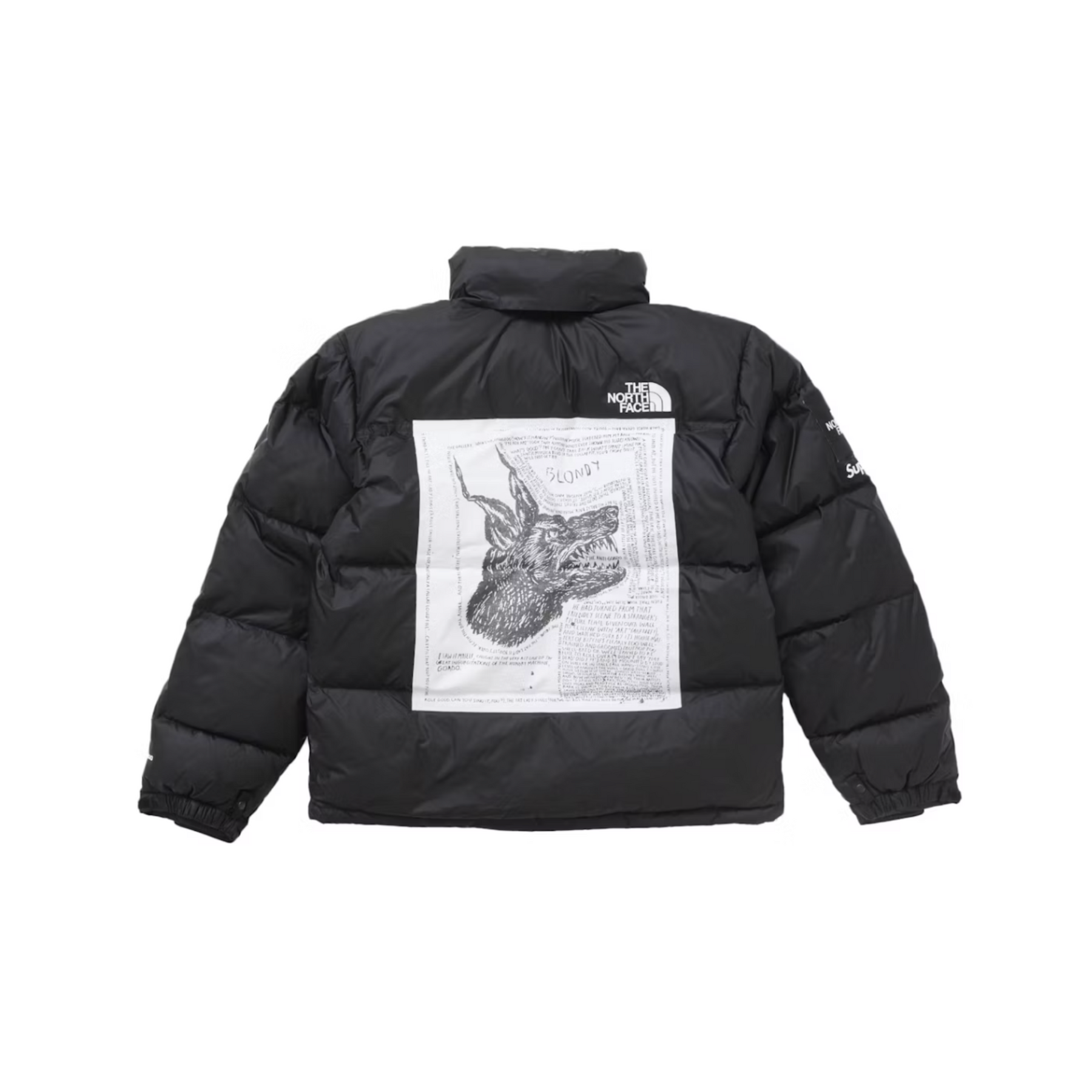 Supreme The North Face Studded Nuptse Jacket Black N Hype