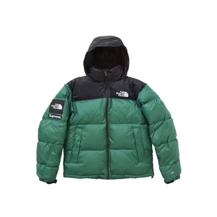 Supreme The North Face Nuptse Jacket Green