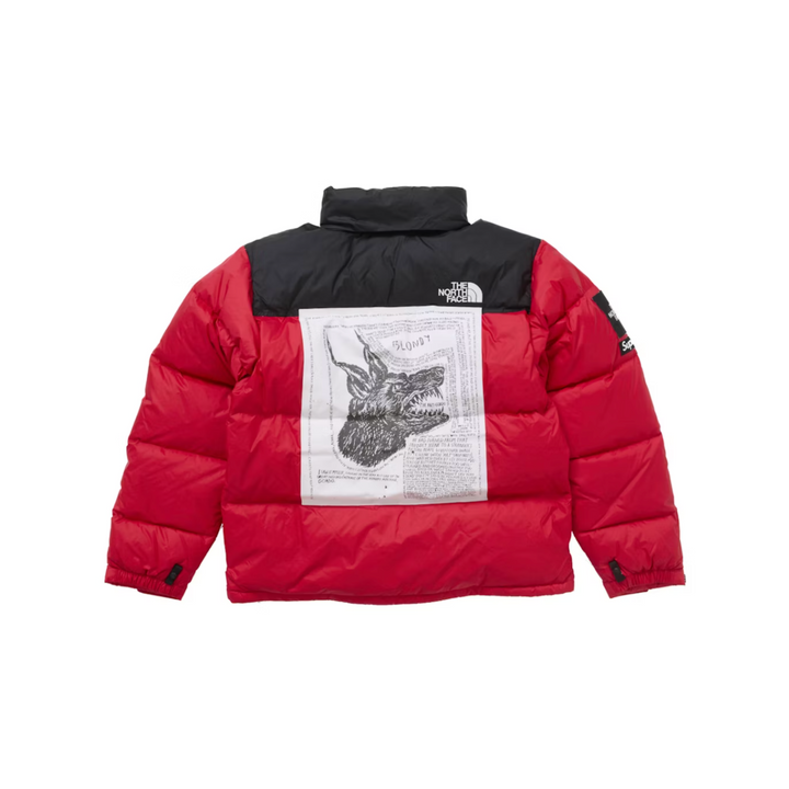 Supreme The North Face Nuptse Jacket Red