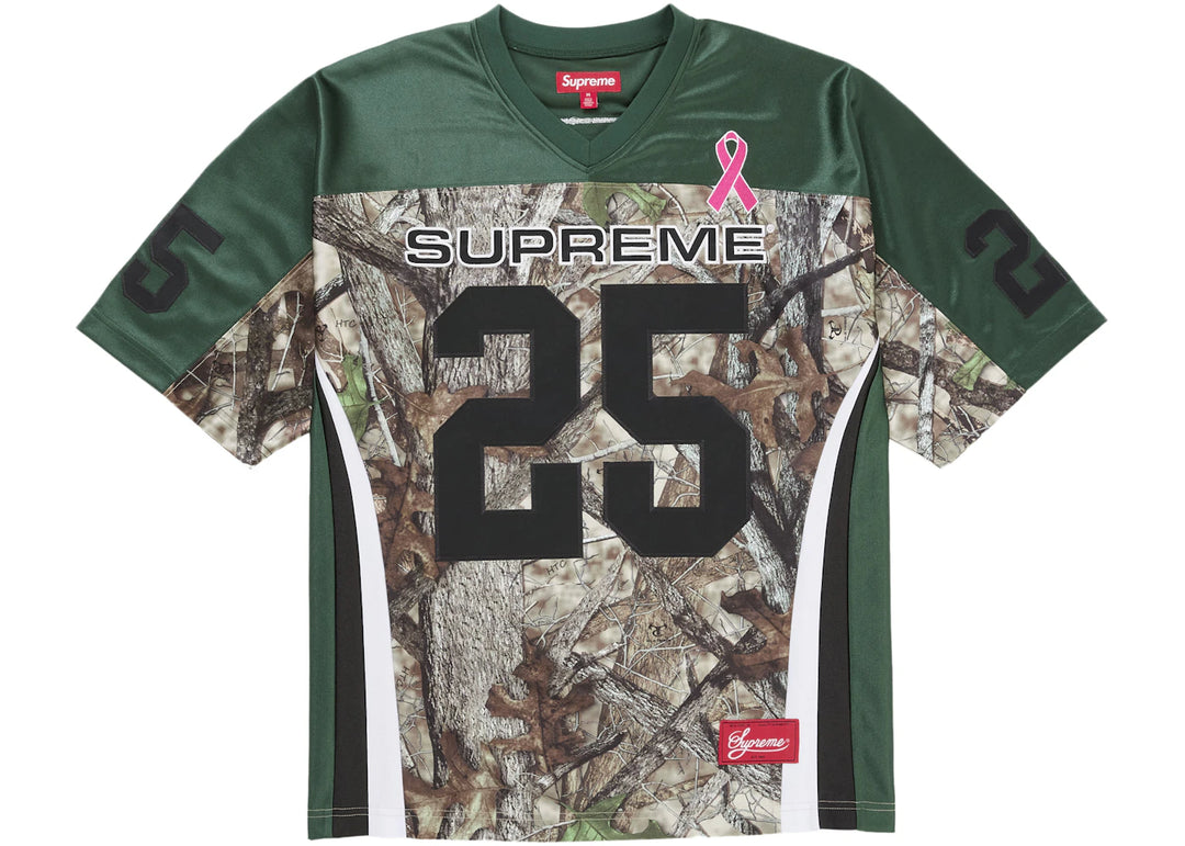 Supreme Breast Cancer Awareness Football Jersey Green - N-Hype