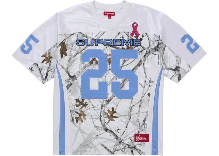 Supreme Breast Cancer Awareness Football Jersey White - N-Hype