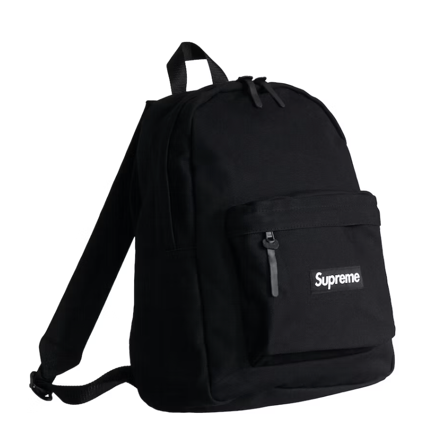 Supreme Canvas Backpack Black front 2 Lodz Polska