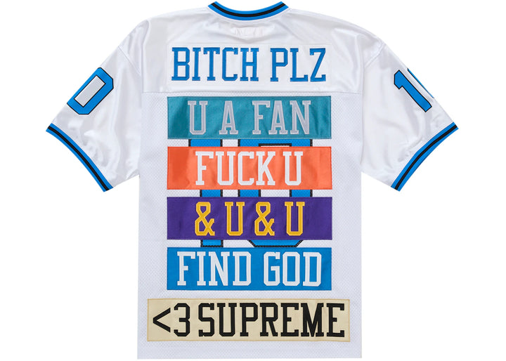 Supreme Find God Football Jersey White - N-Hype