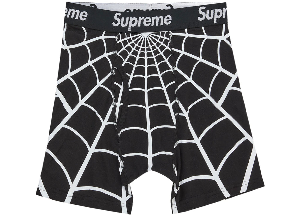 Bokserki Supreme Hanes Spider-Man 2 Pack Black | N-Hype