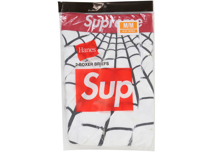 Supreme Hanes Spider-Man Boxer Briefs (2 Pack) White - Biel - N-Hype