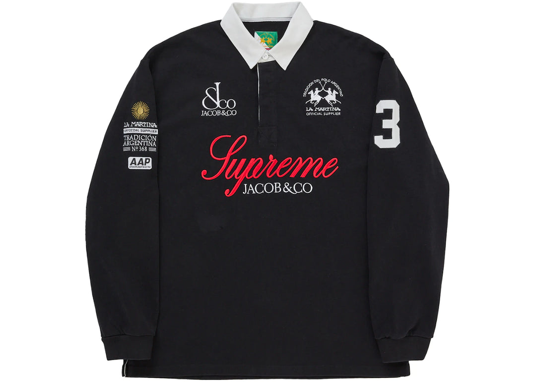Supreme La Martina Rugby Black - Czarny - N-Hype