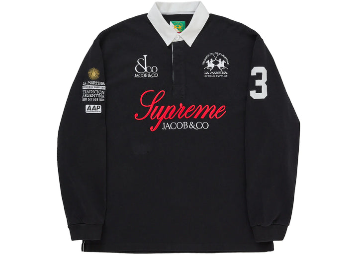 Supreme La Martina Rugby Black - Czarny - N-Hype