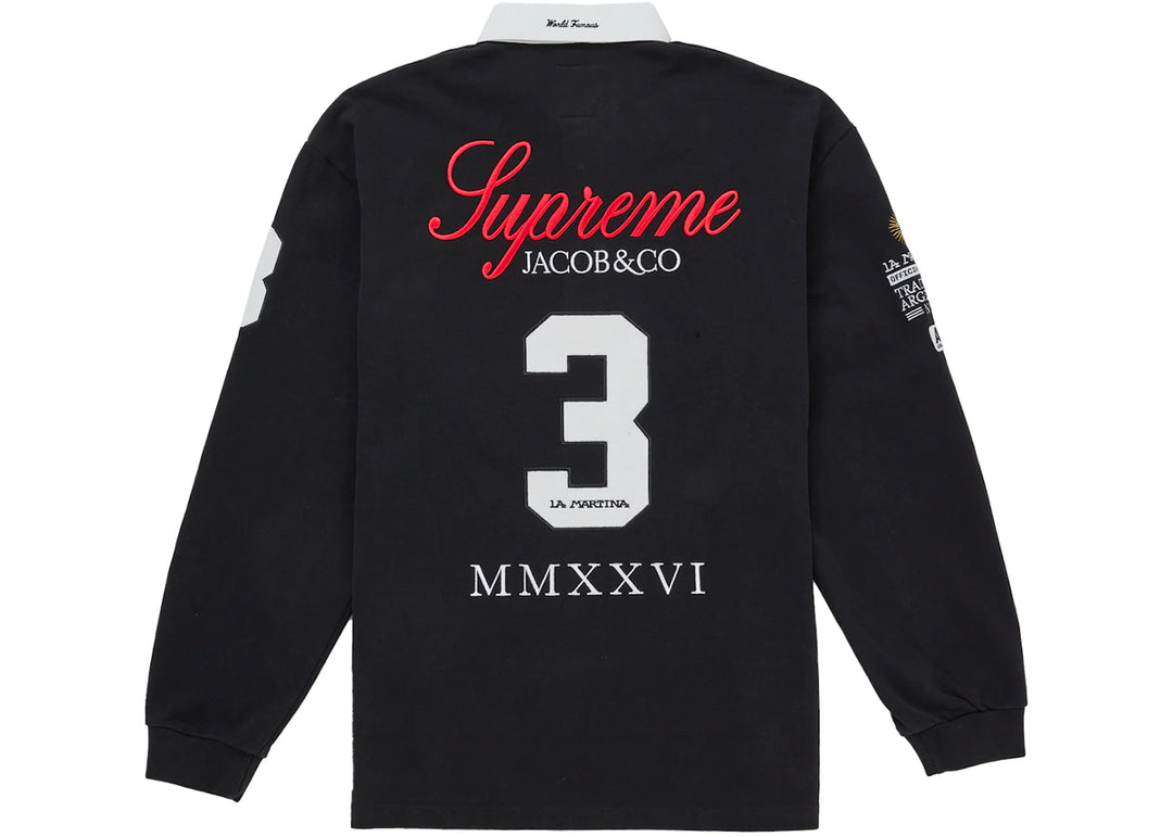 Supreme La Martina Rugby Black - Czarny - N-Hype