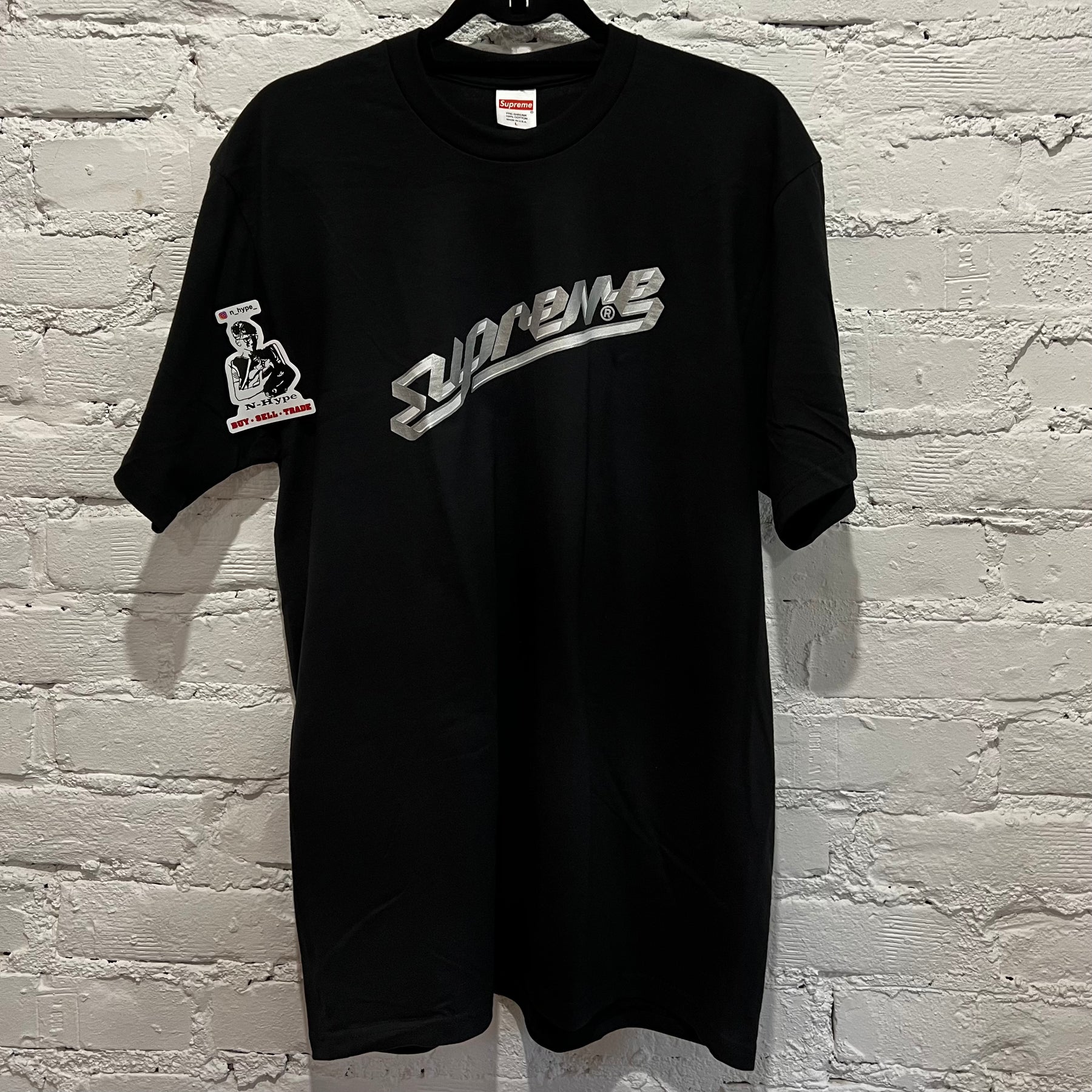 Supreme Banner Tee Black N Hype