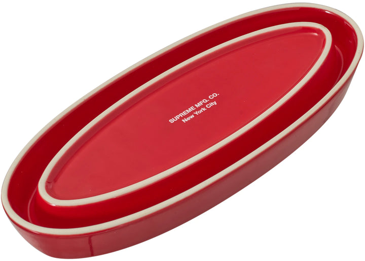 Supreme Oval Tray Red - Czerwony - N-Hype