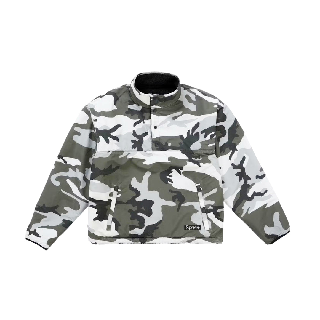 Supreme Polartec Shearling Reversible Pullover Black _Bluza dwustronna_camo_N-Hype_2