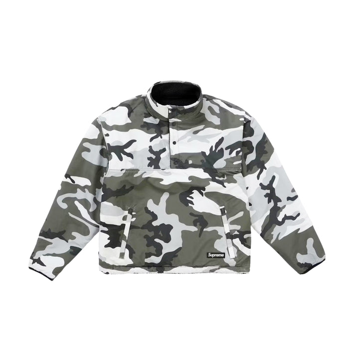 Supreme Polartec Shearling Reversible Pullover Black _Bluza dwustronna_camo_N-Hype_2