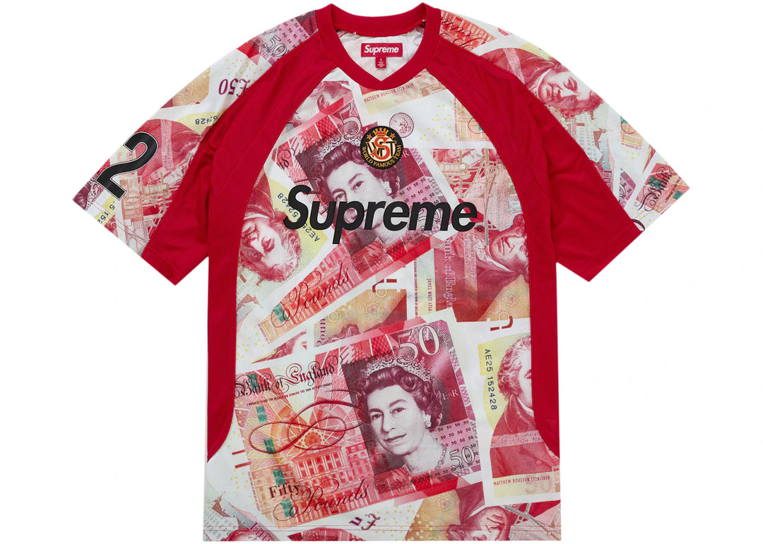 Supreme Pounds Soccer Jersey Red - Czerwony - N-Hype