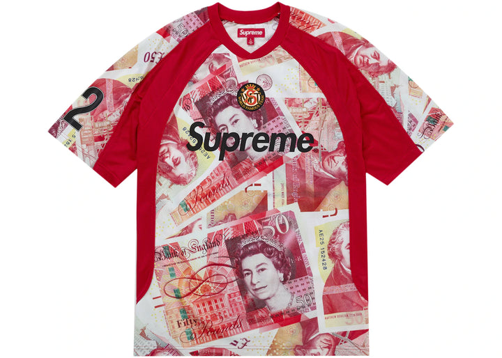 Supreme Pounds Soccer Jersey Red - Czerwony - N-Hype