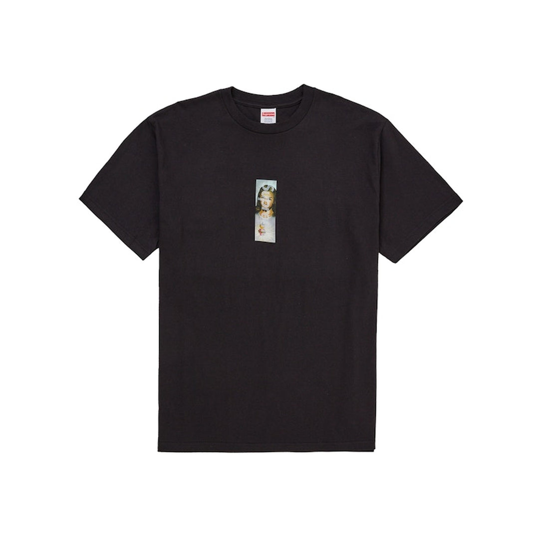 Supreme Prayer Card Box Logo Tee Black - Czarny - N-Hype