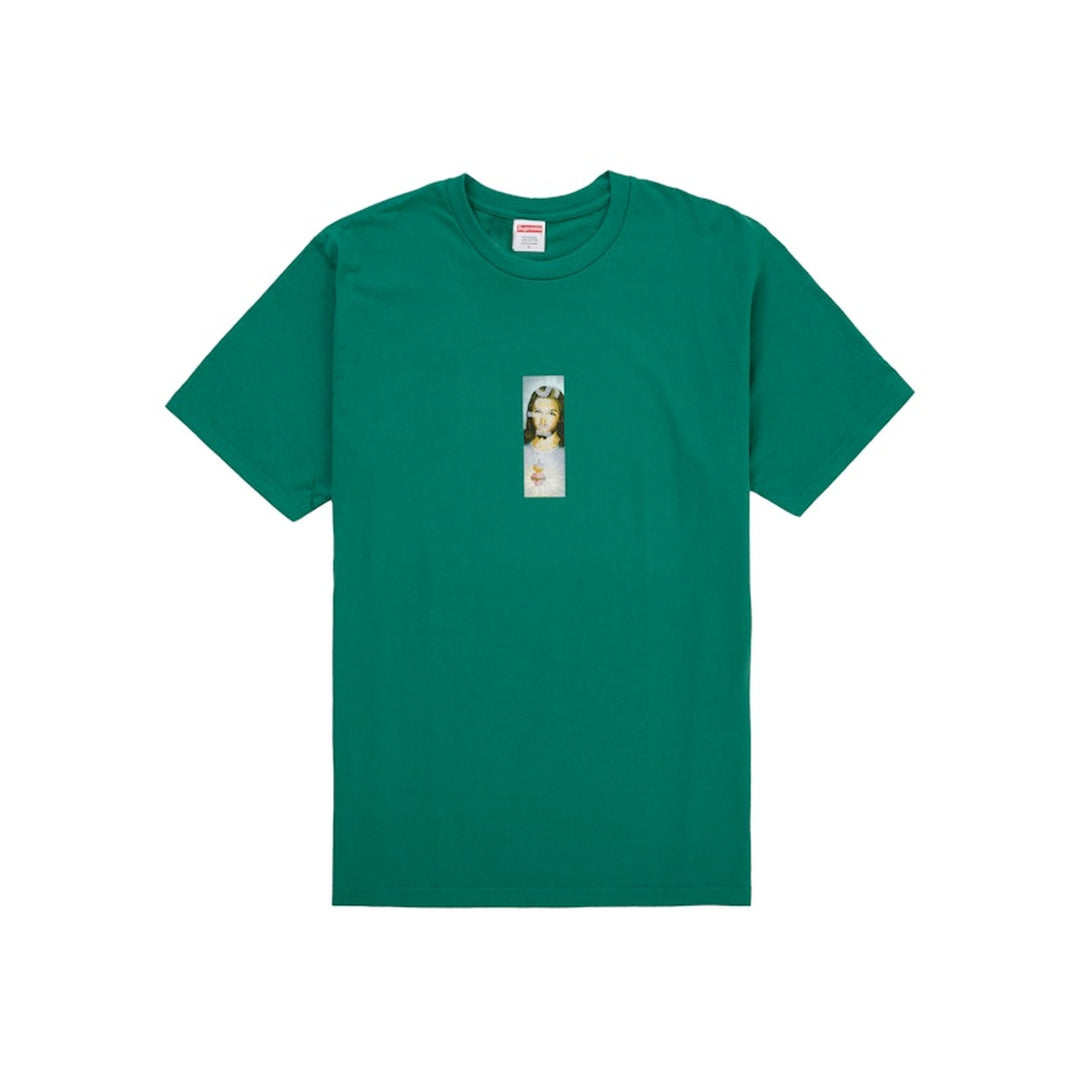Supreme Prayer Card Box Logo Tee Light Pine - Jasna sosna - N-Hype