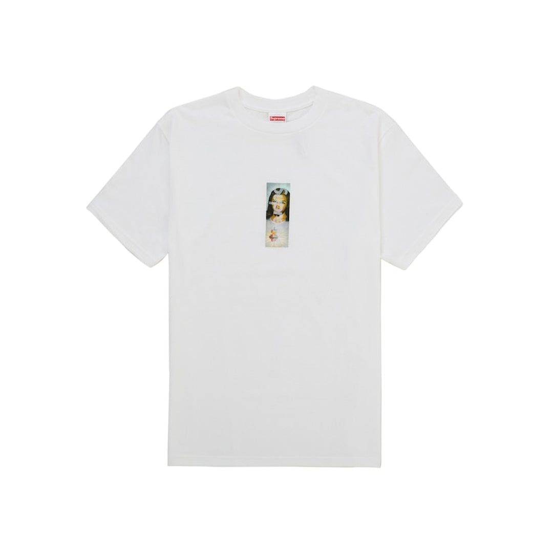 Supreme Prayer Card Box Logo Tee White - Biel - N-Hype