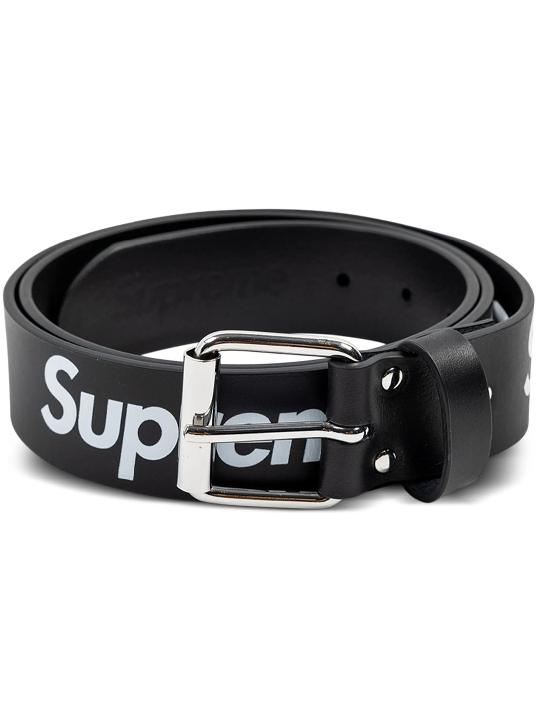 Supreme Repeat Leather Belt Black | N-Hype Supreme Repeat Leather Belt Black | N-Hype